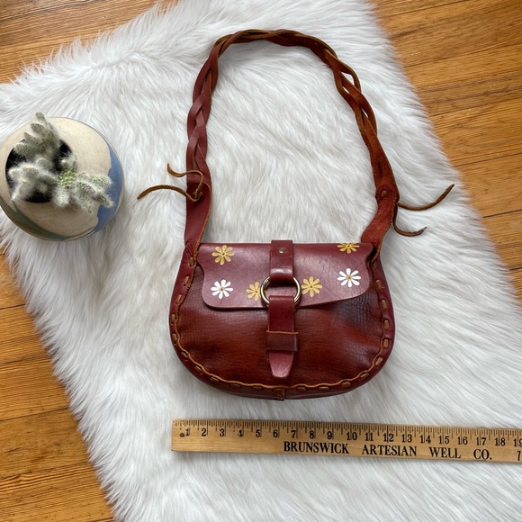 LIKE NEW Vintage handmade leather bag - Picture 6 of 11